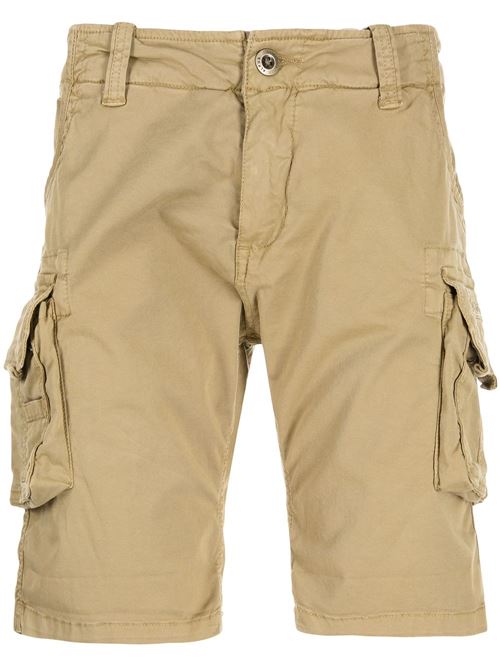 Pantalone cargo uomo Alpha Industries kaki con patch Alpha Industries | 17620313